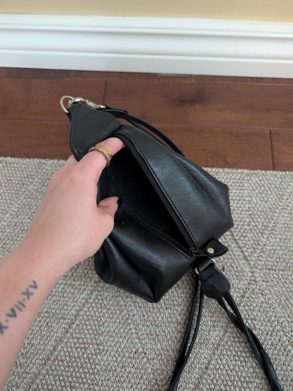 MINI BACKPACK CROSSBODY VINTAGE Y2K BAG - Picture 5 of 5